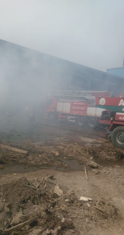 Biyokütle Enerji Santralinde Yangın Çıktı