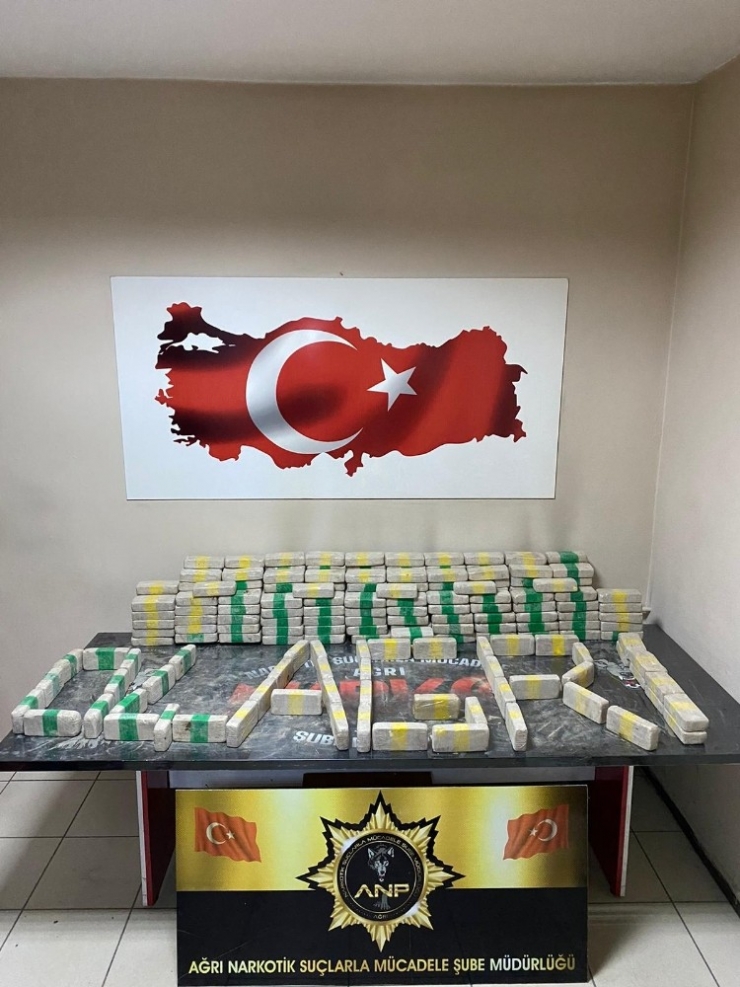 Ağrı’da 167 Kilogram Eroin Ele Geçirildi