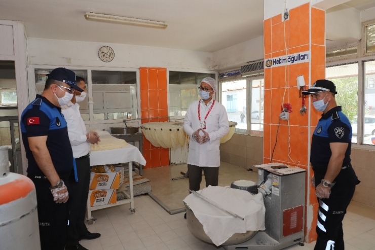 Alanya’da Yufka İmalathaneleri Ve Çay Ocakları Denetlendi