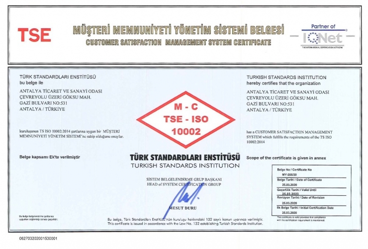 Atso Kalitesini Taçlandırdı
