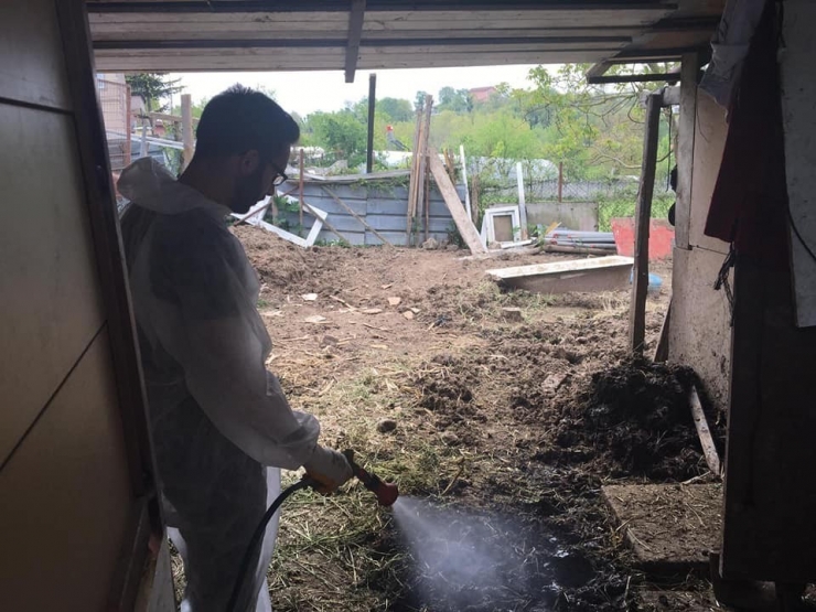 Düzce Belediyesi Haşerelere Karşı İlaçlama Yaptı