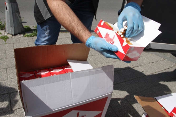 Kaçak Sigara Makaronları Ele Geçirildi: 3 Gözaltı