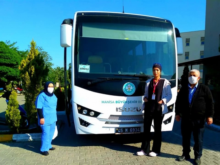 Manisa’da Sağlık Çalışanlarına Ücretsiz Ulaşım Hizmeti