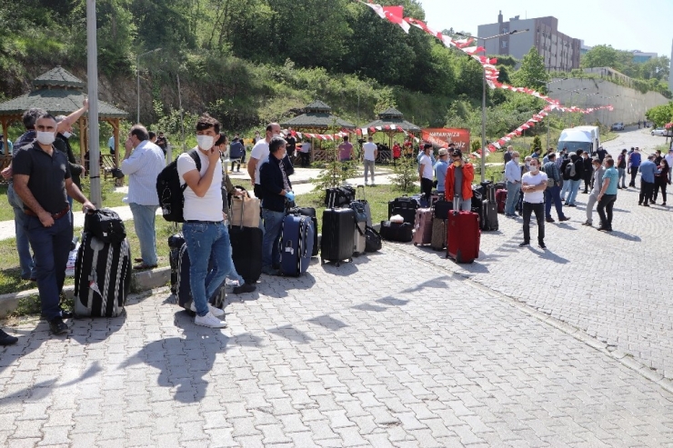 Samsun’da Karantinada Kalan Gurbetçilerden 3’ünün Test Sonucu Pozitif Çıktı