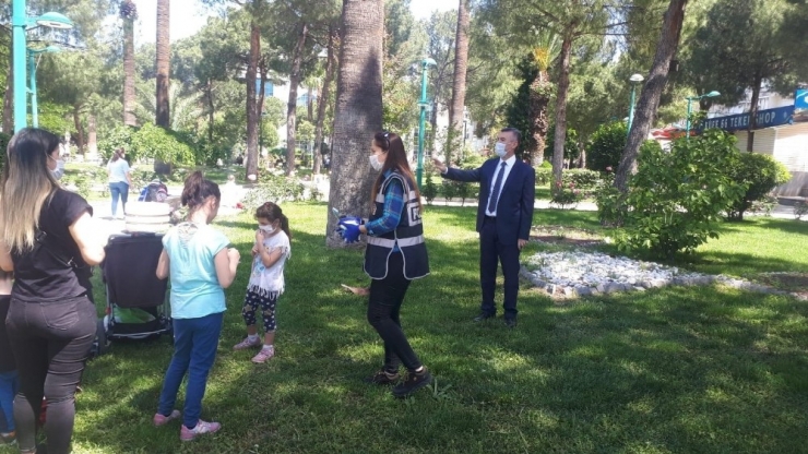 Kaymakam Sırmal’dan Maske Denetimi