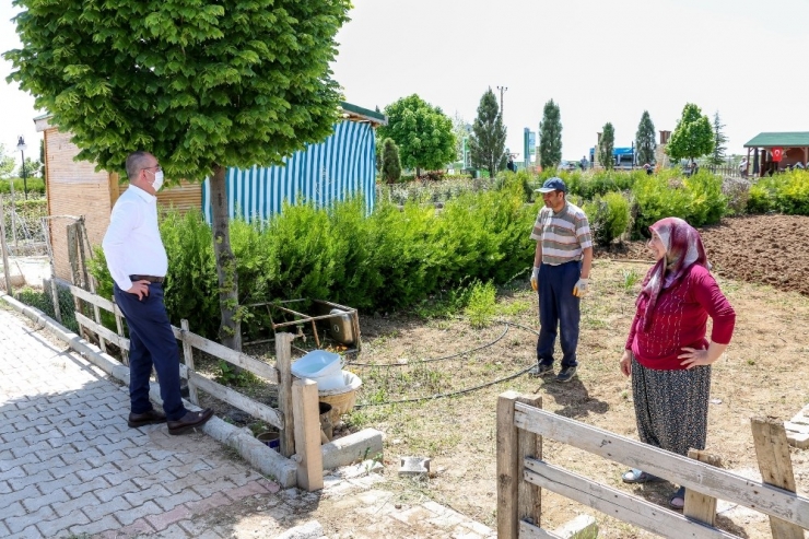 Meram Hobi Bahçelerinde Ekim Zamanı