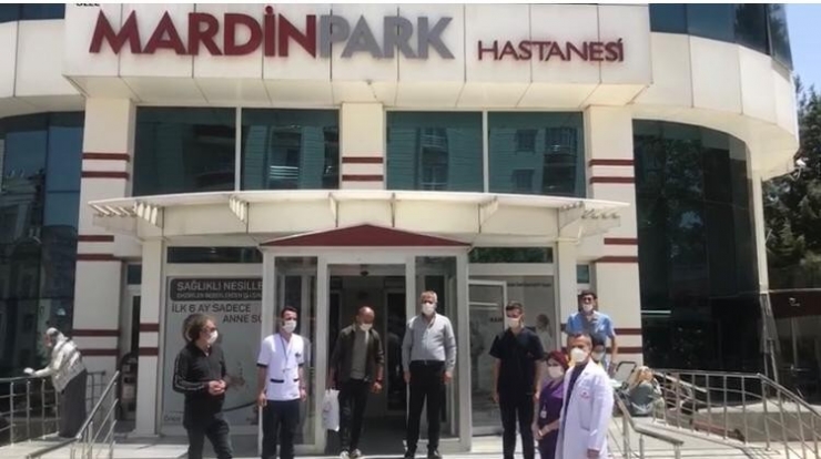 Mardin’deki Pandemi Hastanesi Son Korona Virüs Hastasını Taburcu Etti
