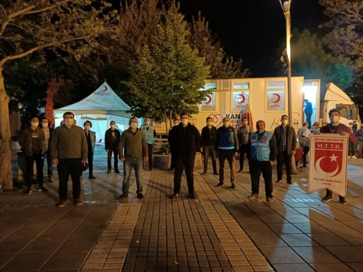 Mttb Kayseri Şubesi Ve Yesevi Yardım Hareketi’nden Kan Bağışı