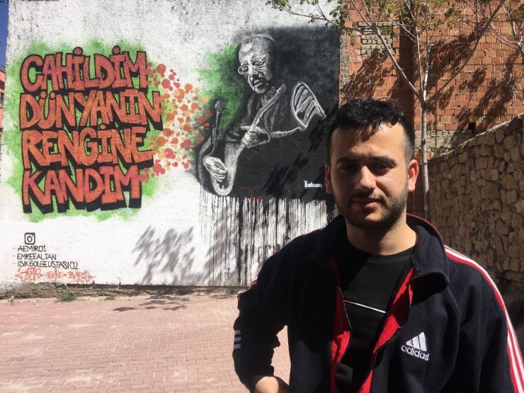 Bu Ressam, Niğde Sokaklarını Renklendiriyor