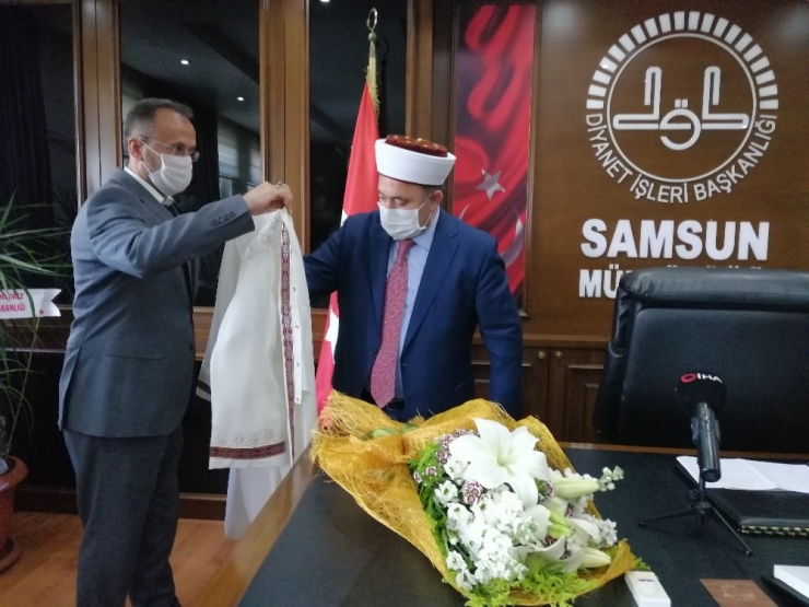 Samsun Müftüsü Çakır Cübbe Giyme Töreni İle Görevine Başladı