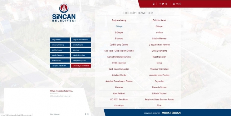 Sincan Belediyesinden Yeni Hizmetler