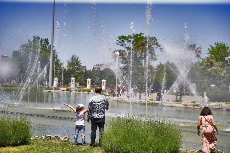 Denizli’nin Parklarında Renkli Görüntüler Ortaya Çıktı