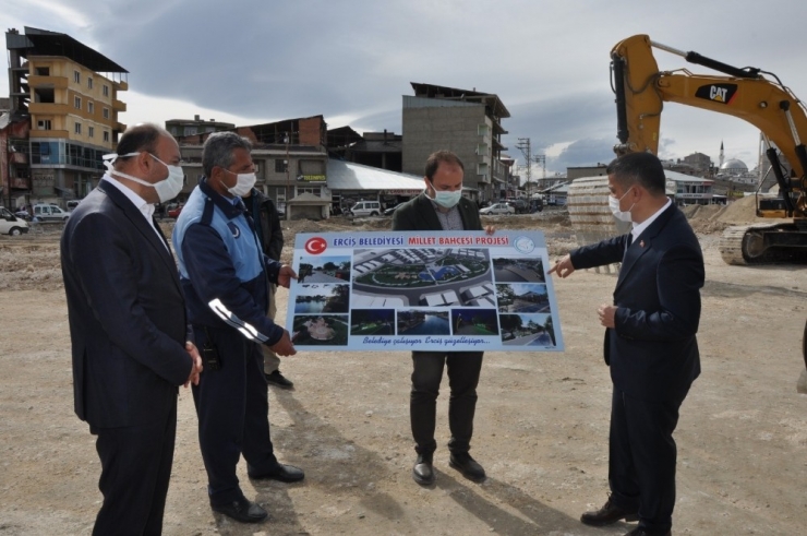 Erciş’te ‘Millet Bahçesi’ Kuruluyor