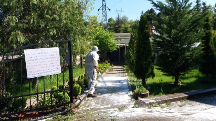 Boğaziçi’nde Sokaklar Dezenfekte Ediliyor