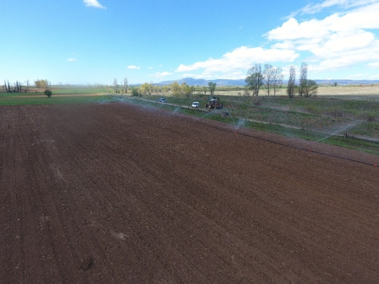 Kütahya’daki 53 Bin Dekarlık Alanda Sulu Tarım