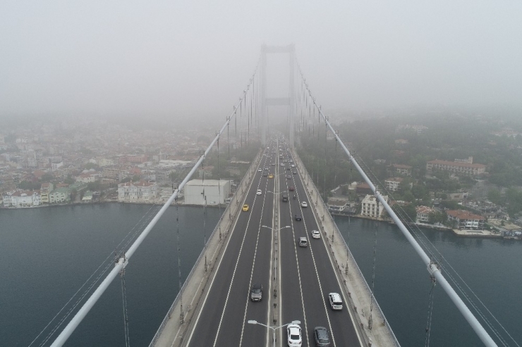 Sis Altındaki 15 Temmuz Şehitler Köprüsü Havadan Görüntülendi